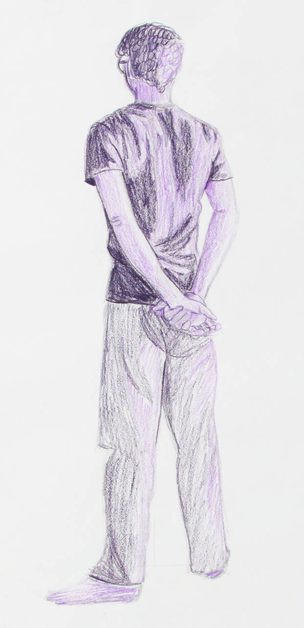 Man Figure Drawing by Xandoval