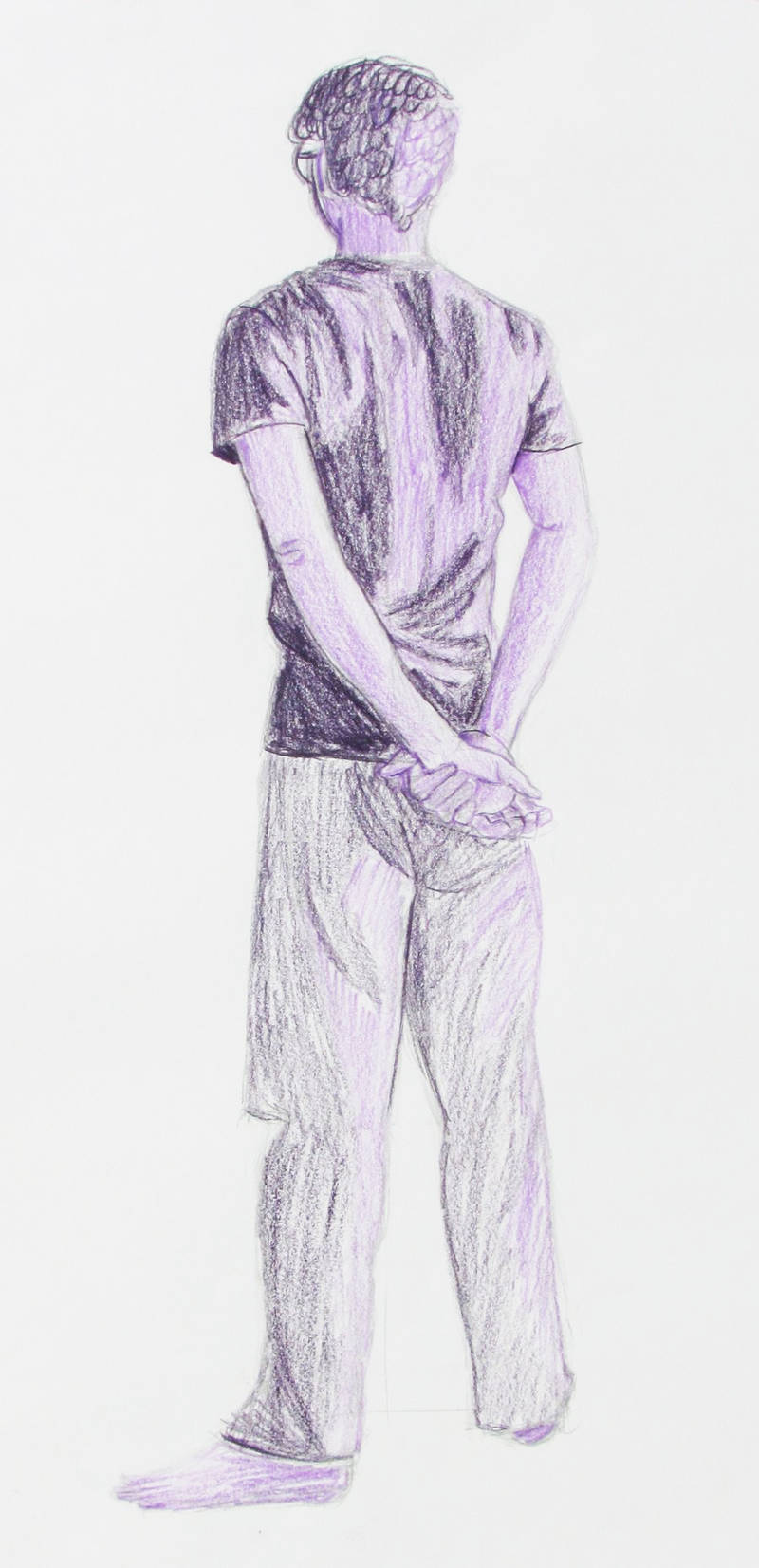 Man Figure Drawing by Xandoval