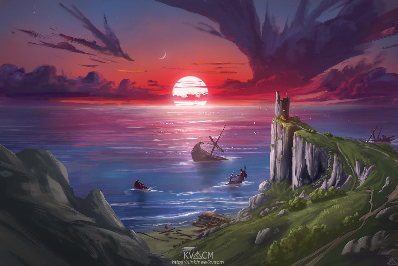 Ruins Of Old Lighthouse