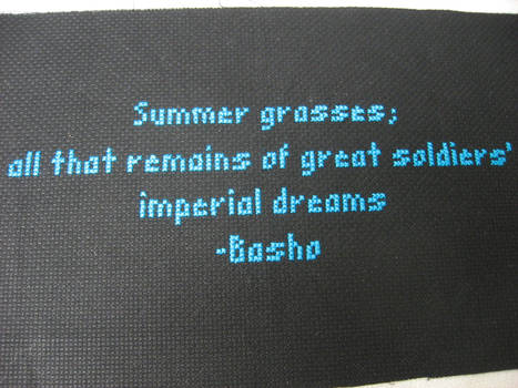 Basho Anti-War Haiku