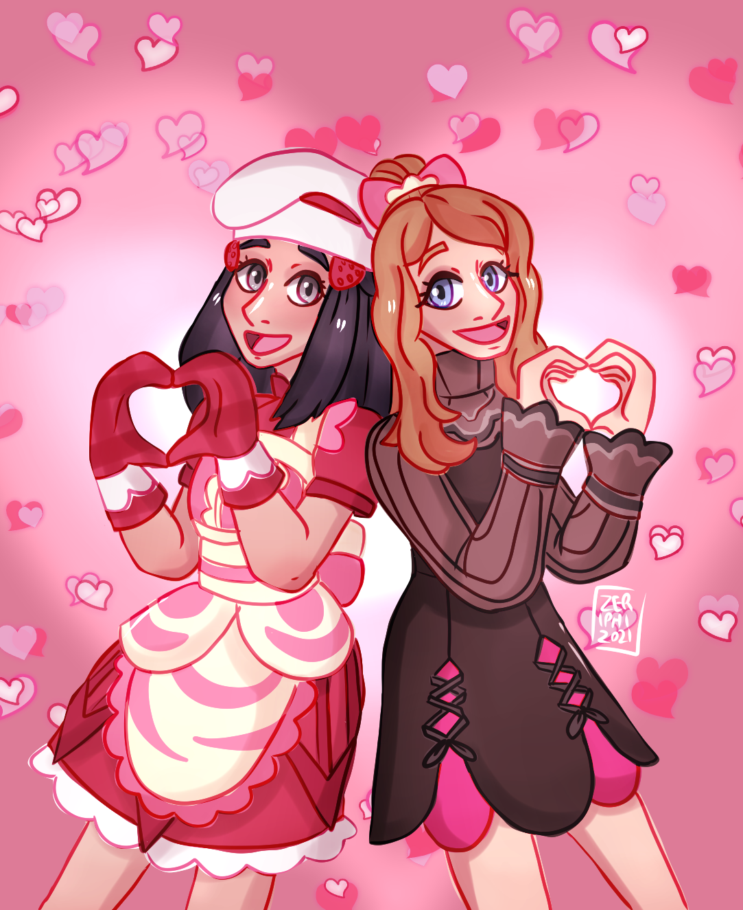 Pokemon Masters Palentine's Day/valentine's Day Dawn 