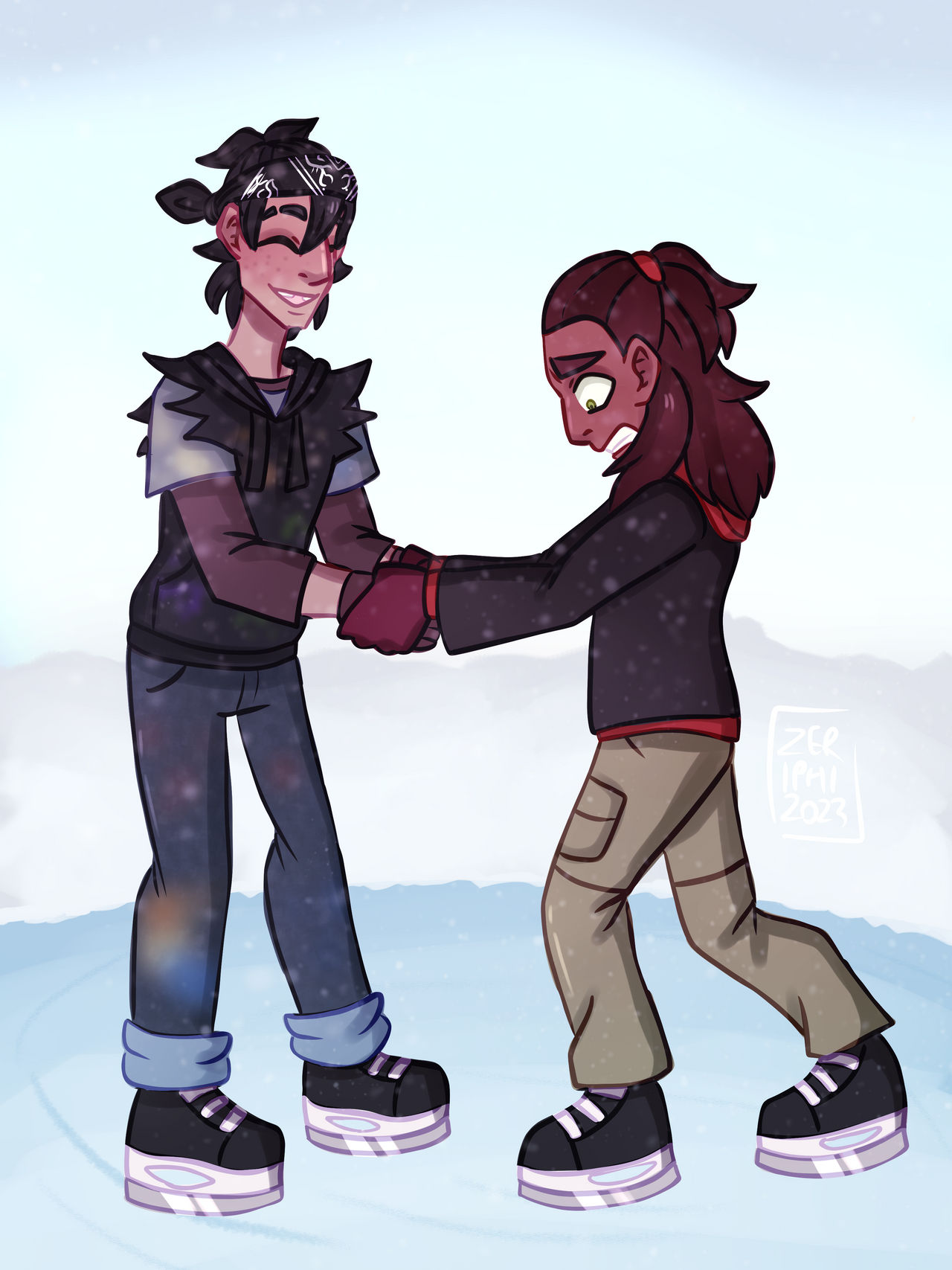 TMNT: Skating (Rasey Human AU) by Zeriphi on DeviantArt