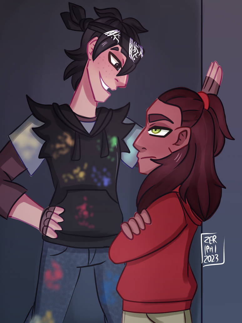 TMNT: Unimpressed (Rasey Human AU) by Zeriphi on DeviantArt