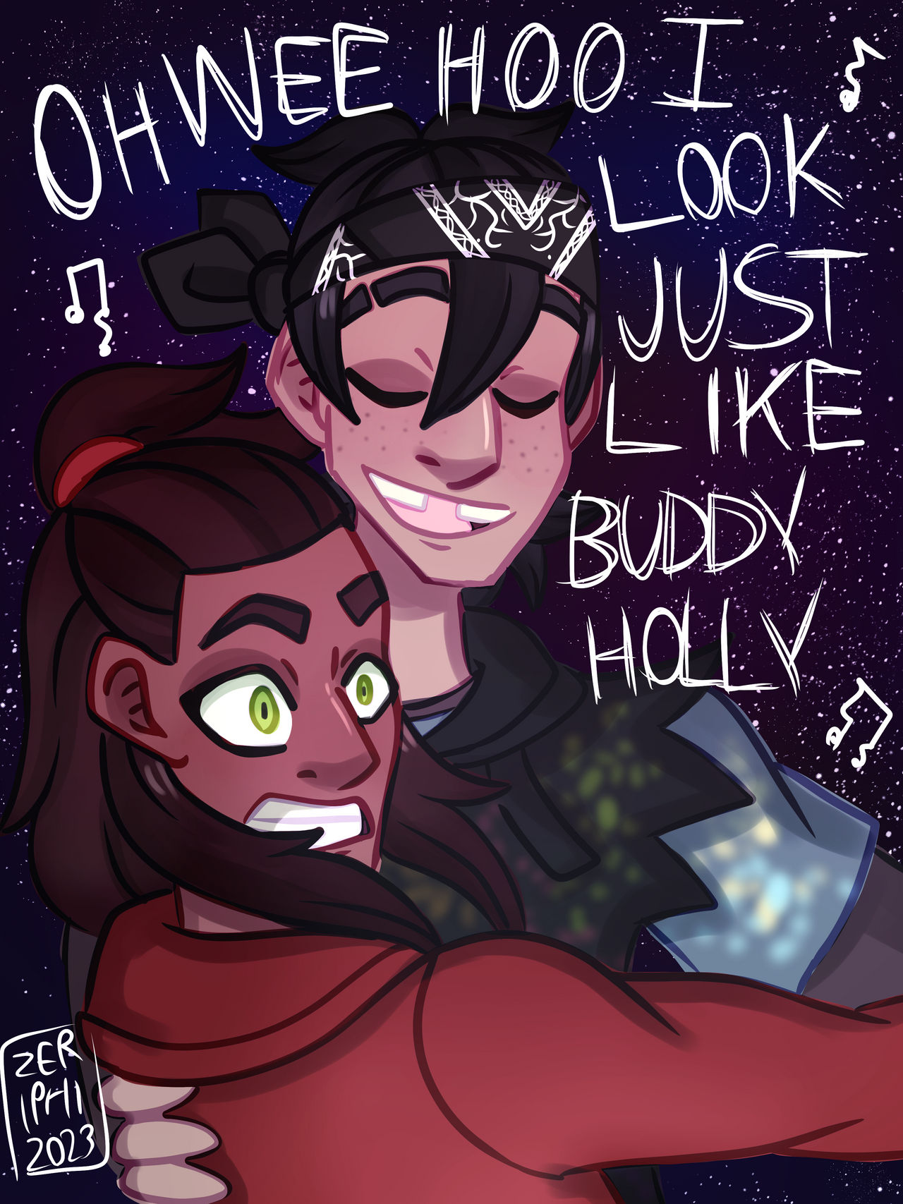 TMNT: Buddy Holly (Rasey Human AU) by Zeriphi on DeviantArt
