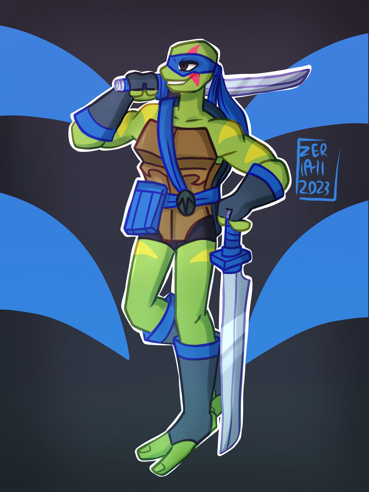 ROTTMNT: Leo by Zeriphi on DeviantArt