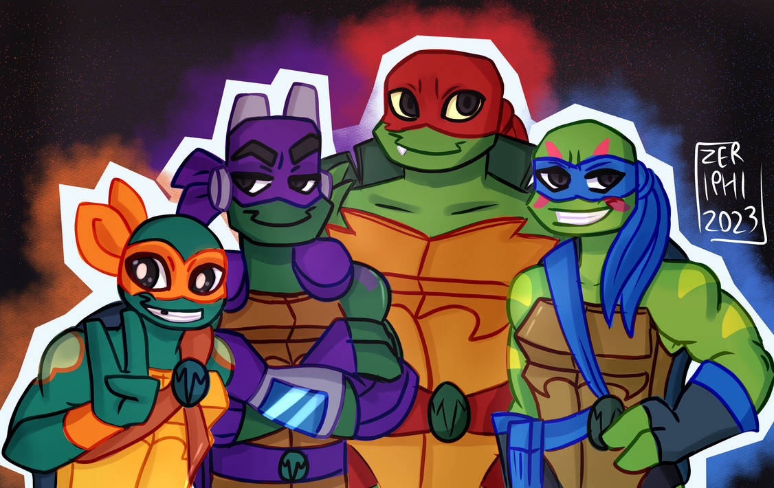 ROTTMNT: All Of Them by Zeriphi on DeviantArt