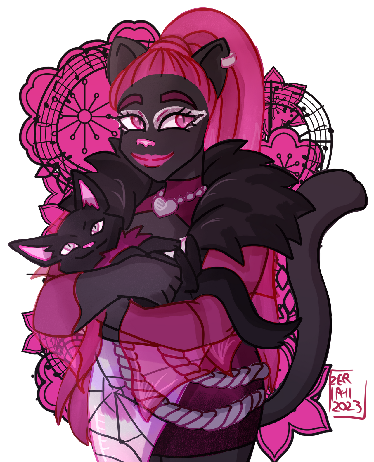 Catty MH: Catty Noir by Zeriphi on DeviantArt