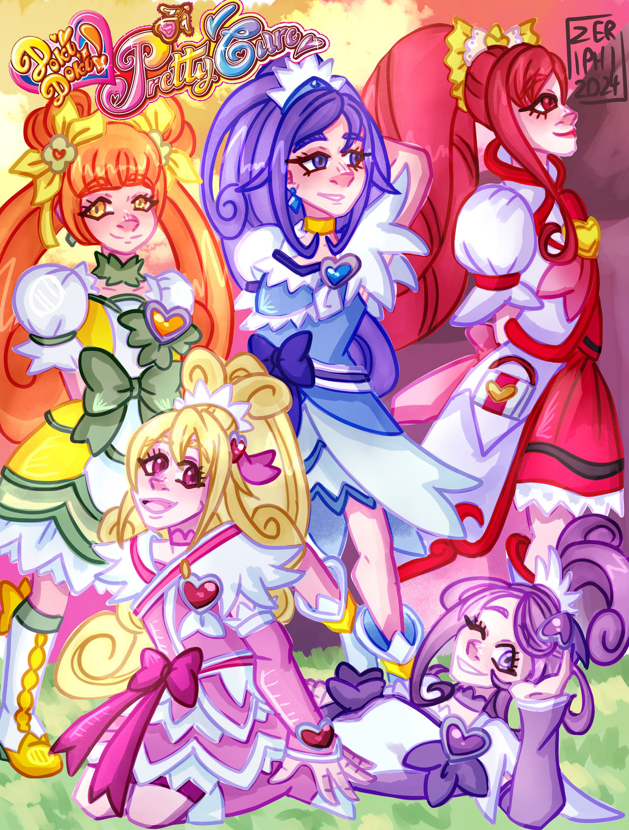 Doki Doki Pretty Cure by Zeriphi on DeviantArt
