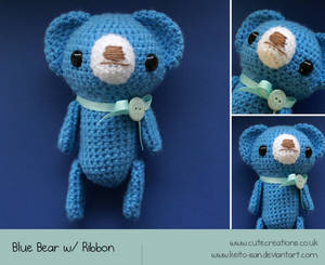 Blue Bear Amigurumi