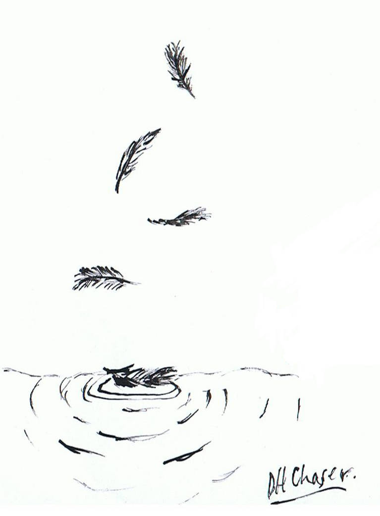 Bird Falling Deviantart feathers falling by deathlyhallowschaser on DeviantArt