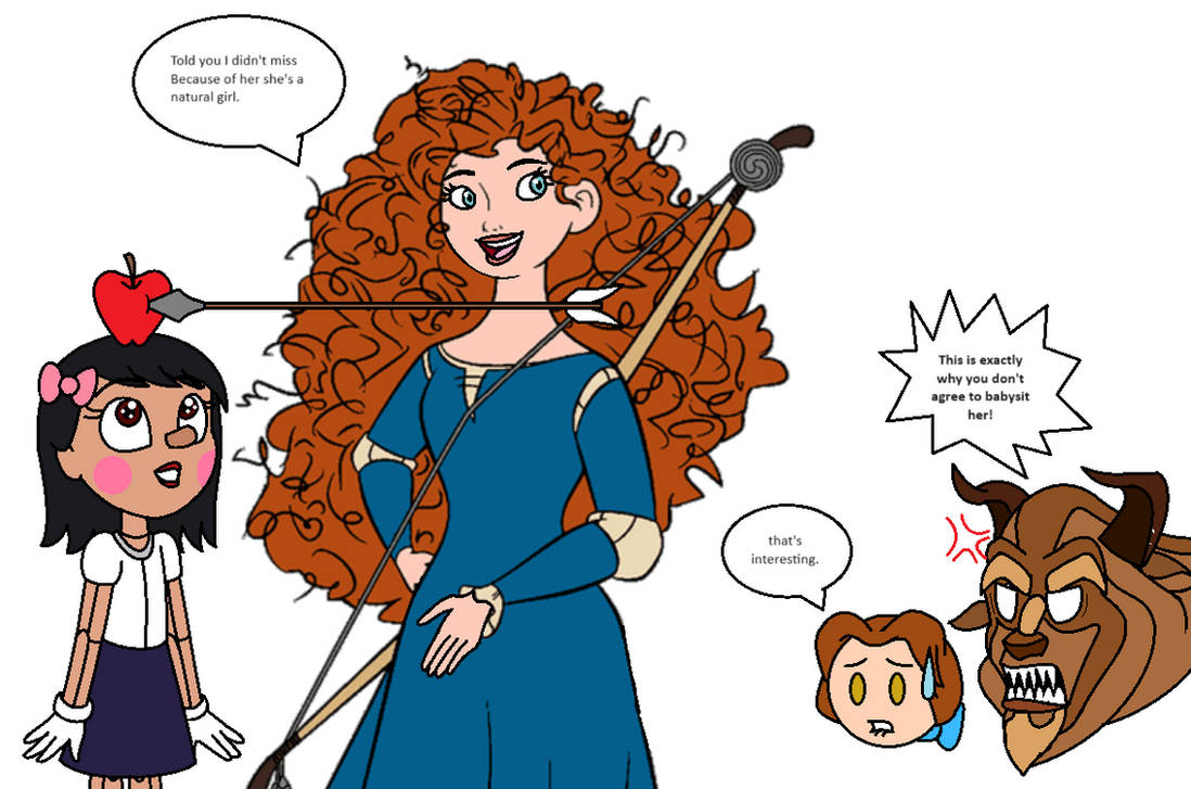 How Merida and Debbie became friends by jvalenzuela2 on DeviantArt