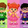 Lais E Juila E Hrio E Pedro