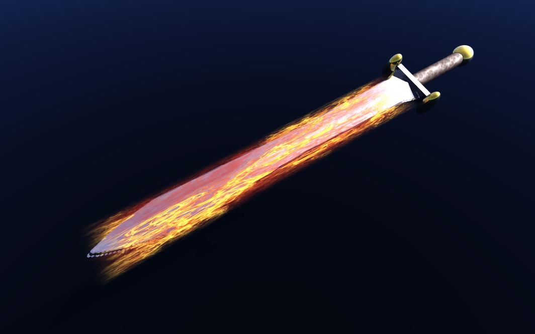 Fire sword