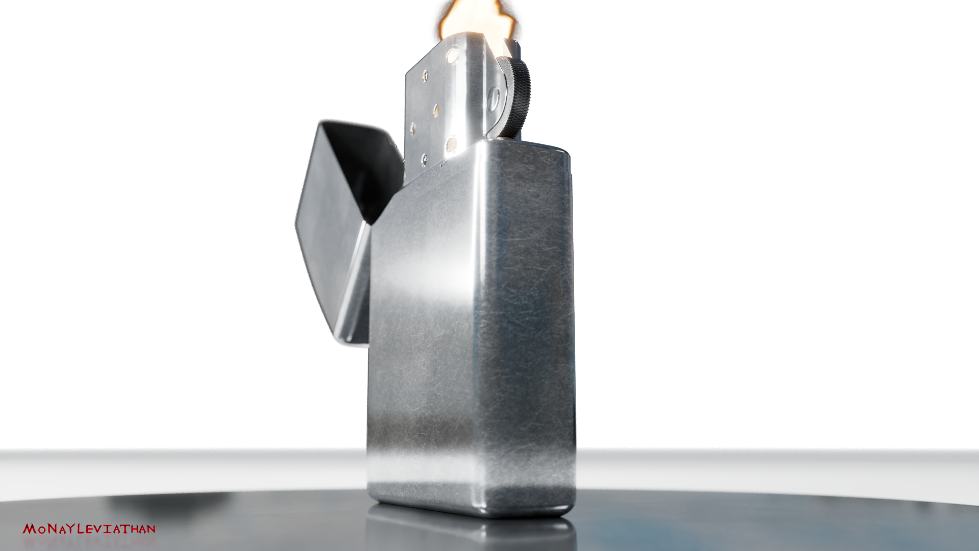Metal Lighter Render Showcase 2