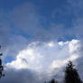 Supreme Soaring Winter Cumulonimbus Thunder Clouds