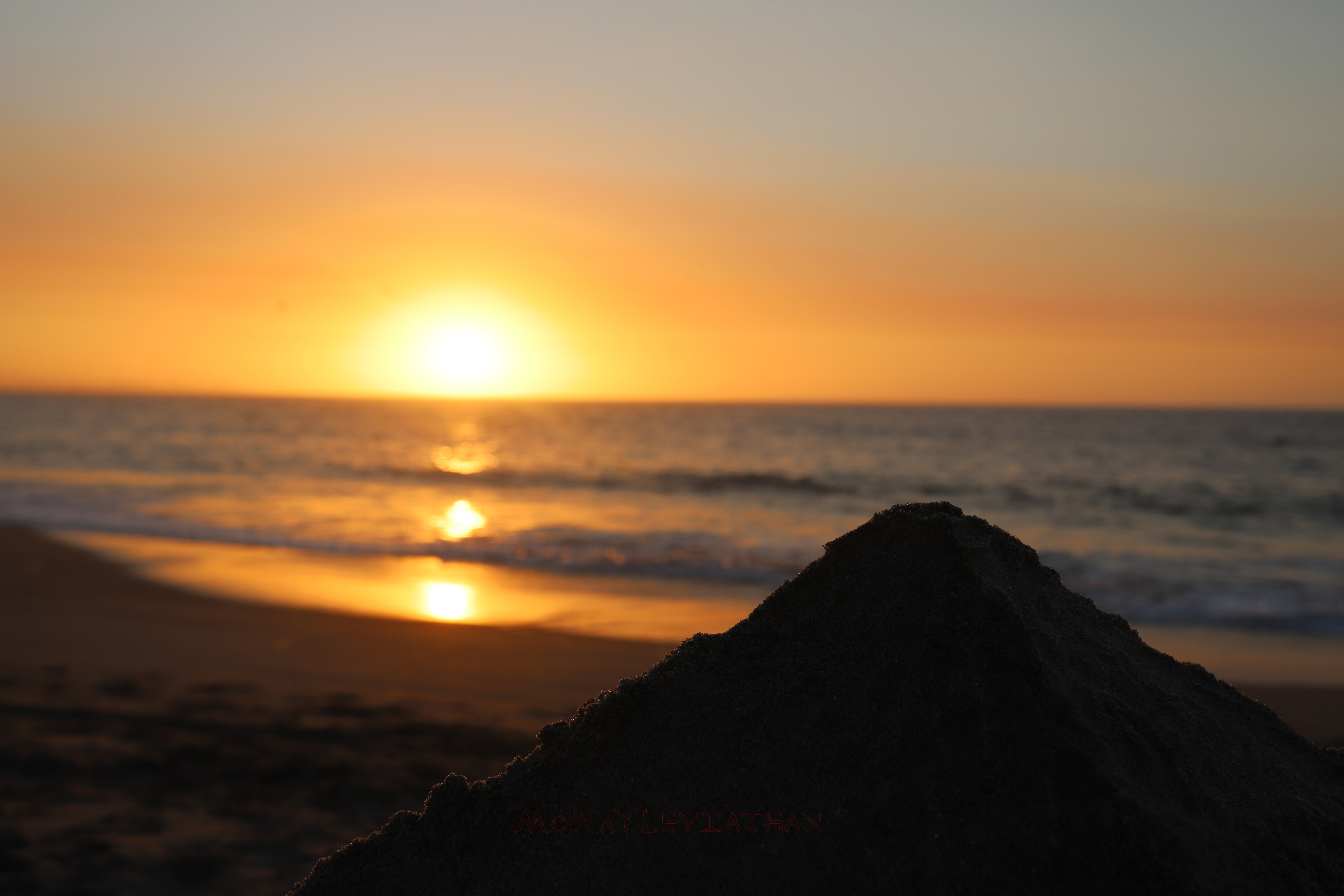 Sunset Sand Pyramid