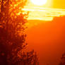 Heavenly Orange Sunset Radiance