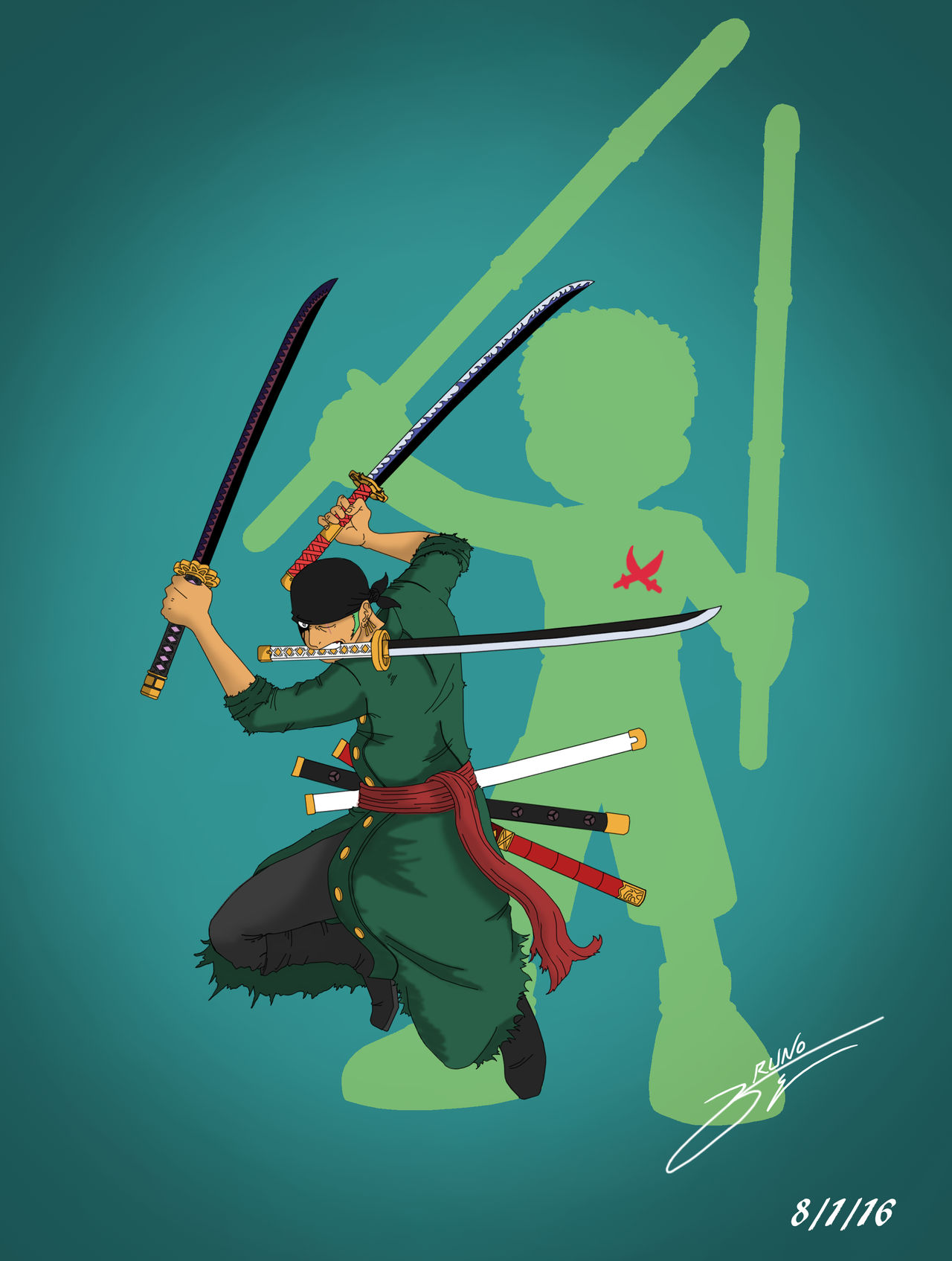 Zoro Runescape Roronoah Zoro by BrunoEstrada on DeviantArt