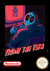 Friday the 13th NES box