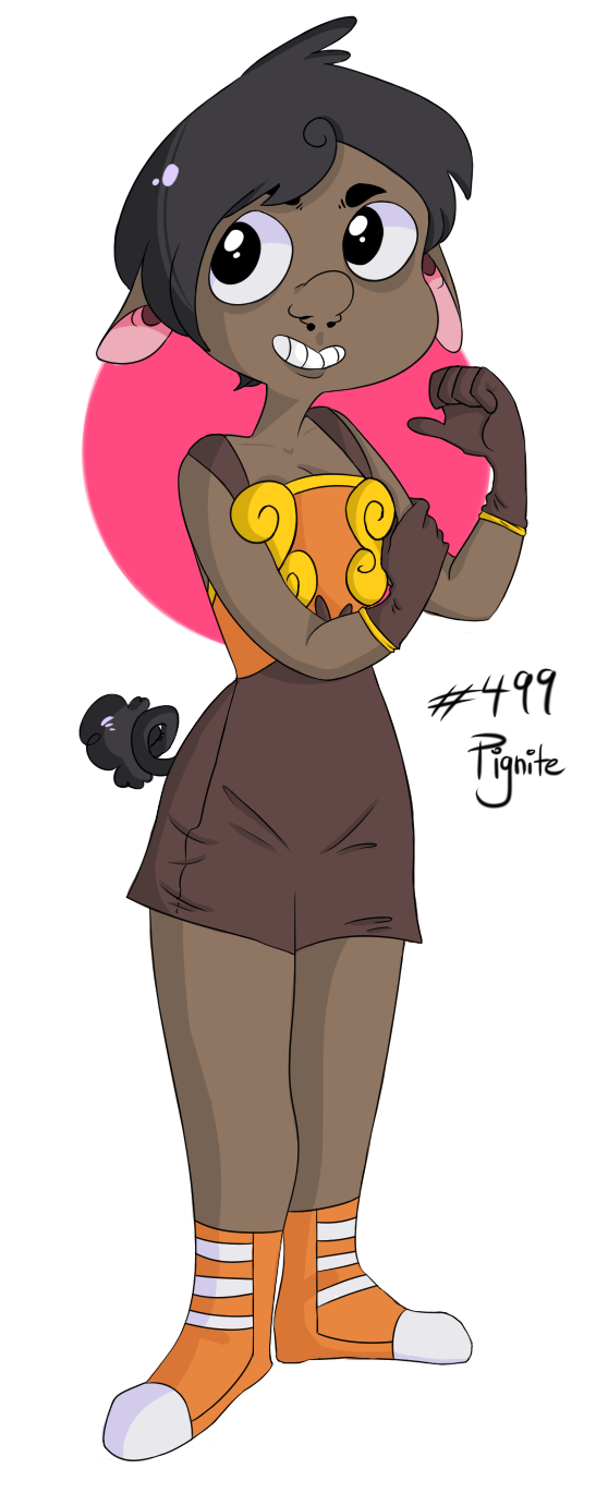 Pignite gijinka