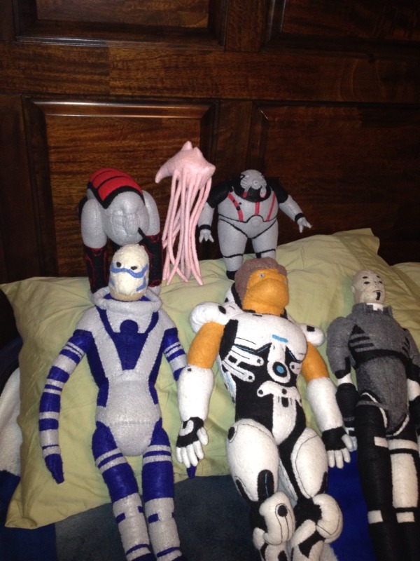 Mass Effect Plushie Collection