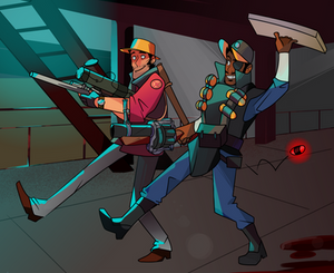 Sniper and Demoman