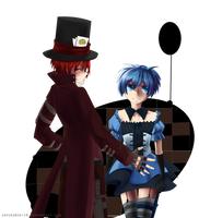 Karma the Mad Hatter x Nagisa the Lethal Alice