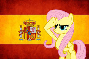 Fluttershy Salute to Spain