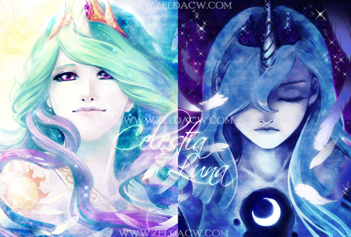 Princess Luna e Princess Celestia