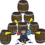 Ashton and his barrels...