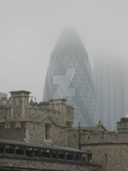 London in the mist