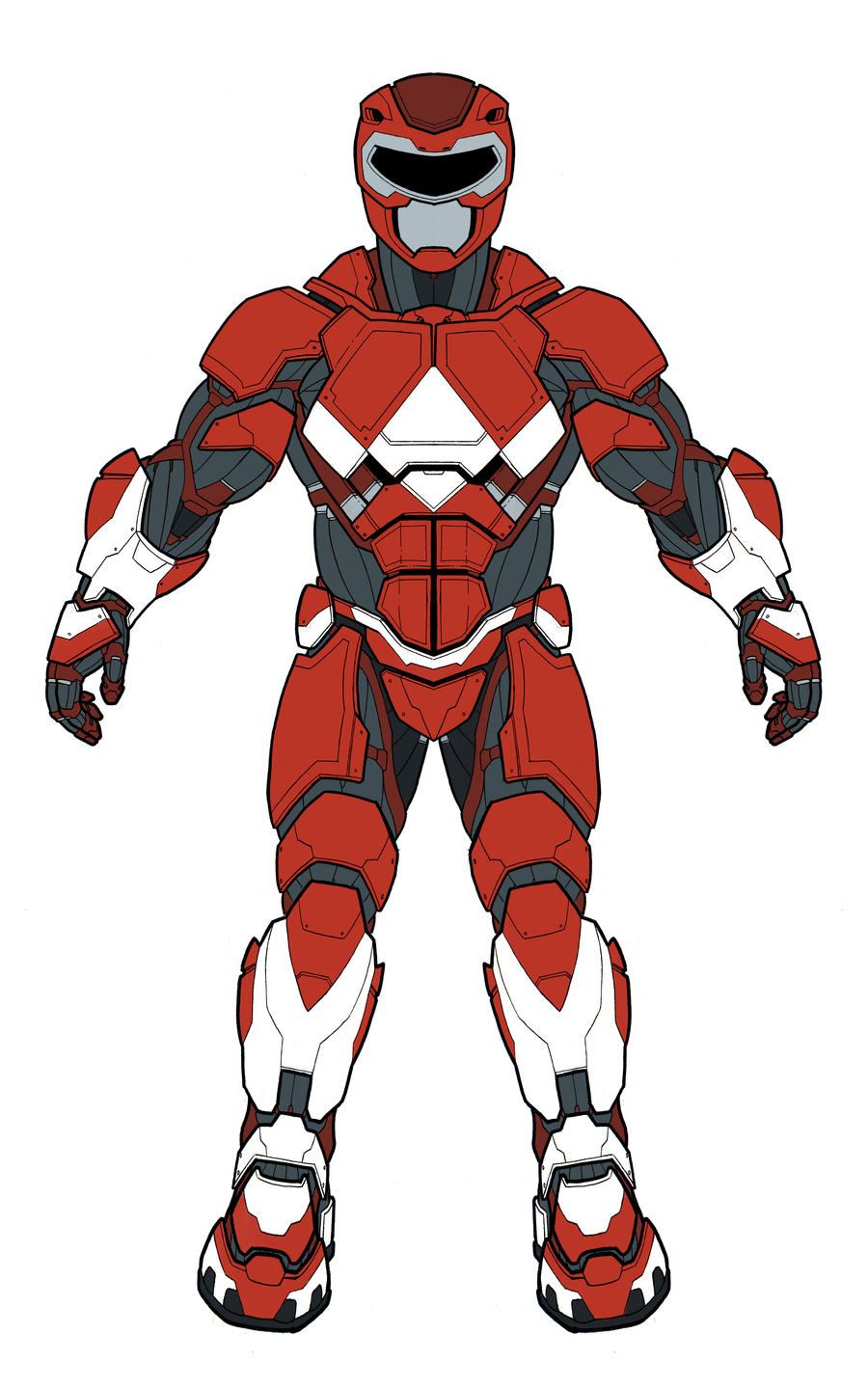 Full Power Ranger Armor by monstrous64 on DeviantArt