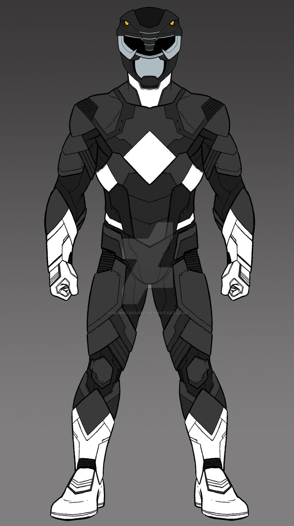 Black Ranger Deviantart MMPR Black Ranger Concept by monstrous64 on DeviantArt
