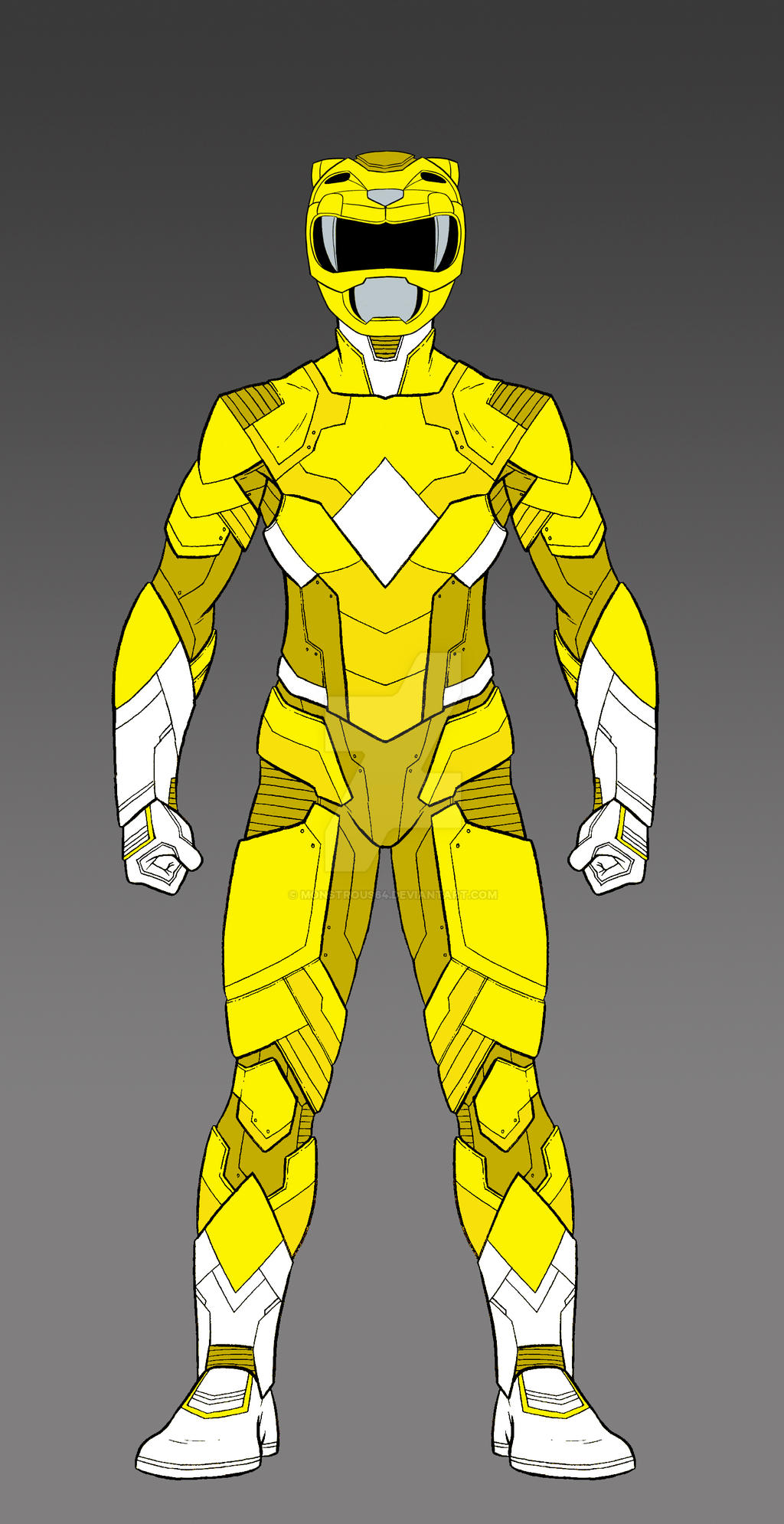 MMPR Yellow Ranger Concept by monstrous64 on DeviantArt