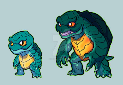 Turtle Kaiju Evolution