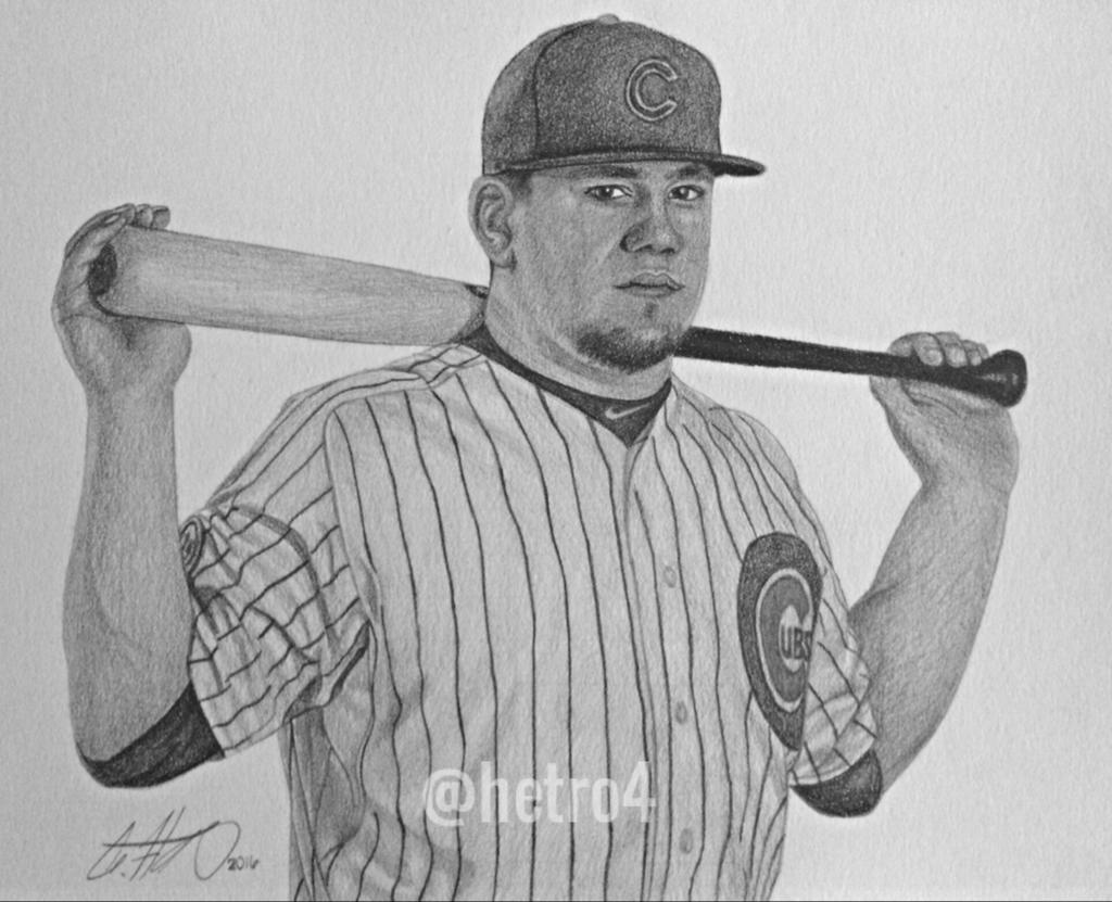 Kyle Schwarber drawing by Hetro4 on DeviantArt