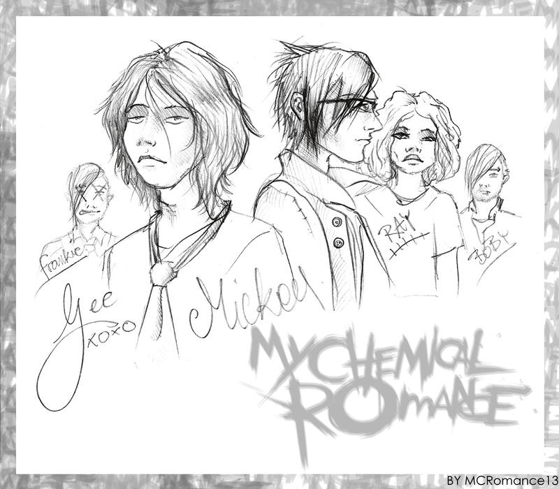 My Chemical Romance sketch...