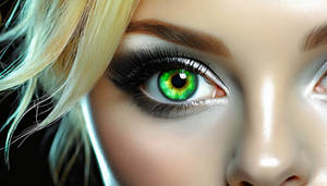 Green Eye Closeup