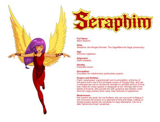 Superheroine Profile: Seraphim