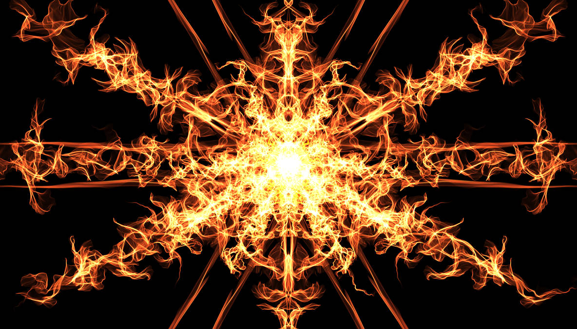 fiery snowflake by captureubuntu on DeviantArt