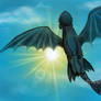 HTTYD - Flying Night Fury