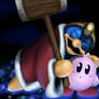 Cute Dedede and Kirby Brawl.