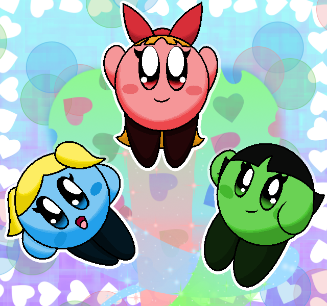 The Powerpuff Kirbys