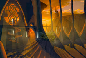 Gallifrey environment sketch