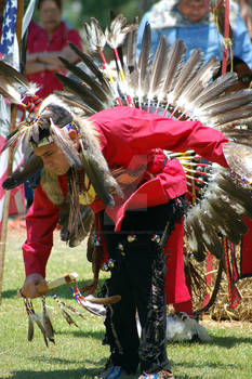 Pow Wow 07 lead male dancer