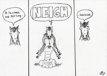 A random horse comic