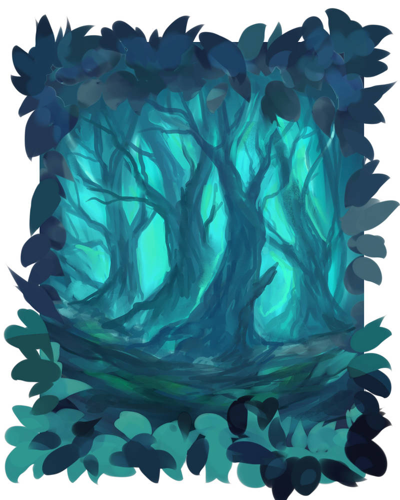 Forest Stylisation Stylized Forest by Evivan on DeviantArt