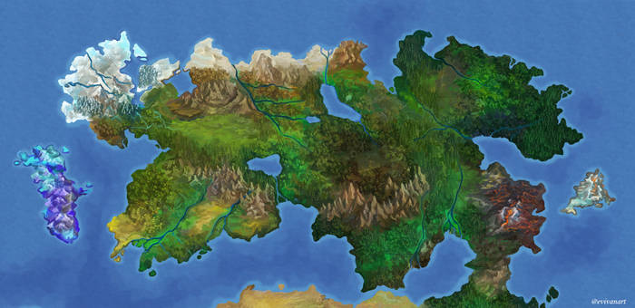 Fantasy World Map