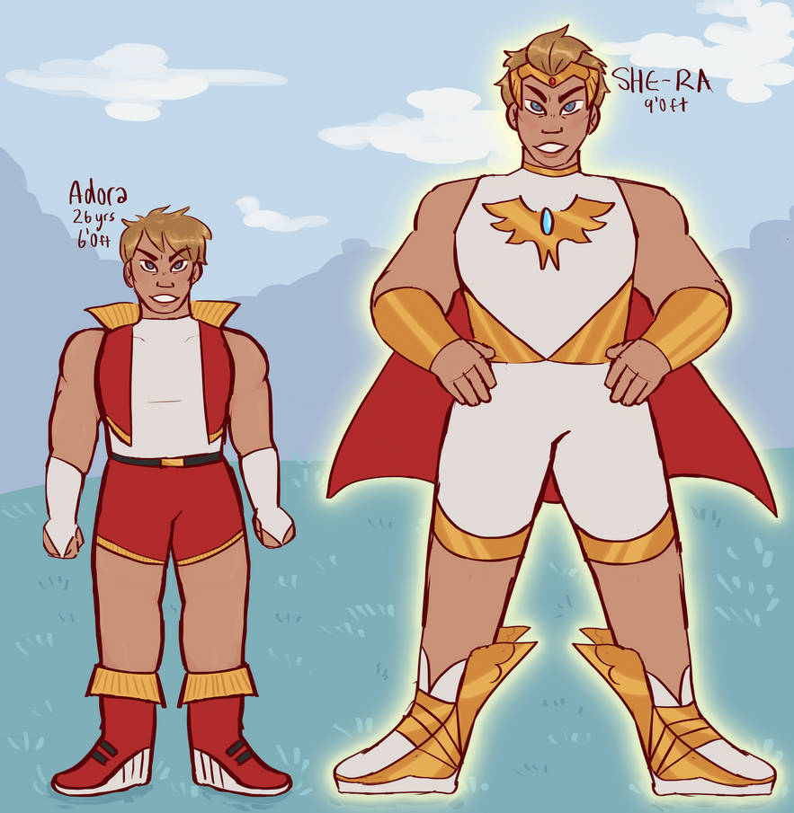 Adora/She-Ra redesign by TobyTura on DeviantArt