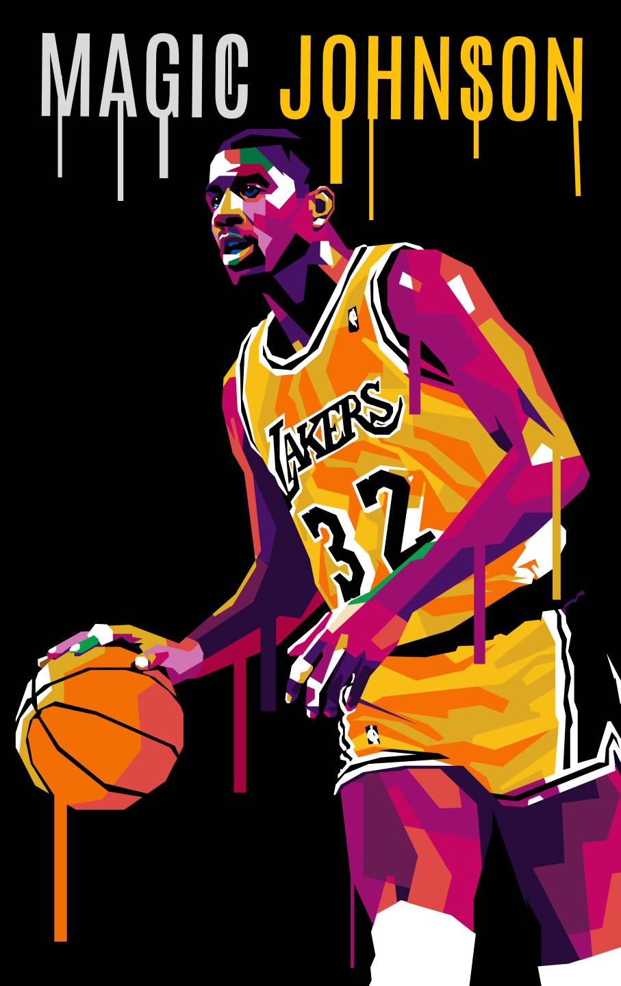 Magic Johnson Custom Magic Johnson by Soooyaart on DeviantArt